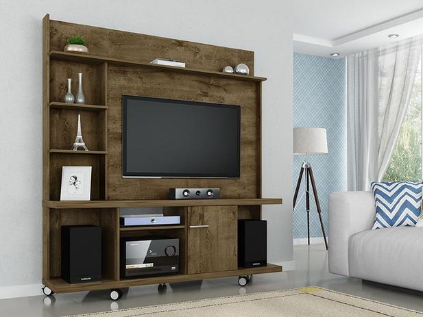 Home Taurus p/ Tv até 47 pol Madeira Rustica - Moveis bechara Menor preço em Home Taurus p/ Tv até 47 pol Madeira Rustica - Moveis bechara
