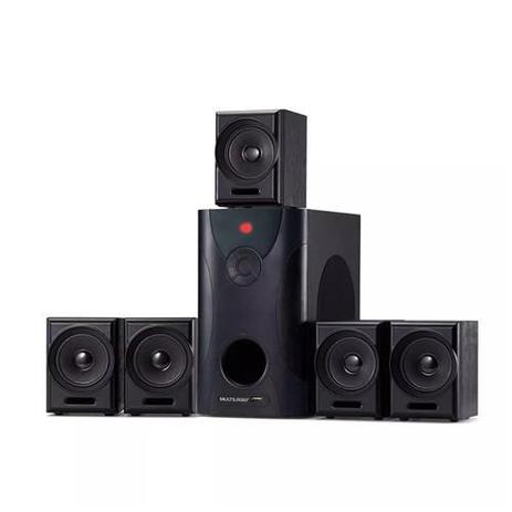 Home Theater 5.1 80W RMS com 5 caixas satélites - SP291 - Multilaser Menor preço em Home Theater 5.1 80W RMS com 5 caixas satélites - SP291 - Multilaser