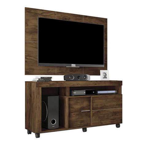 Home Theater Coudi P/ Tv Até 55” C/ 2 Portas Jatobá - Caemmun Menor preço em Home Theater Coudi P/ Tv Até 55” C/ 2 Portas Jatobá - Caemmun