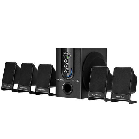 Home Theater HT-12 Subwoofer, 5.1 Canais, USB, Rádio FM, 75W RMS - Mondial Menor preço em Home Theater HT-12 Subwoofer, 5.1 Canais, USB, Rádio FM, 75W RMS - Mondial