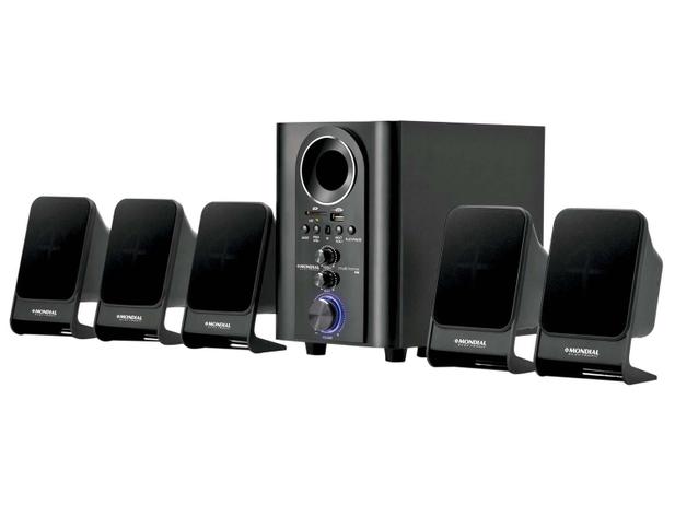 Home Theater Mondial HT-11 Multi Home - 5.1 Canais 75W RMS USB