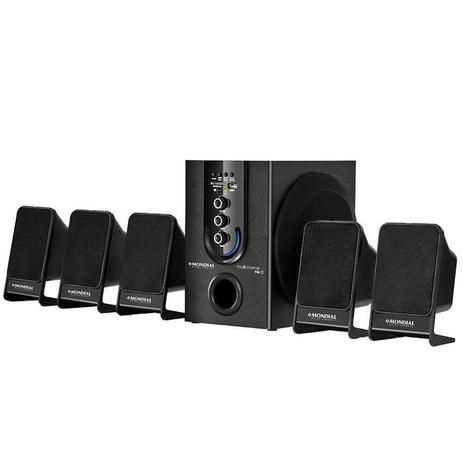 Home Theater Mondial Subwoofer 5.1 USB 75W HT-12 - Bivolt é boa?