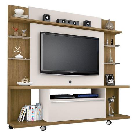 Home Theater New Torino Cinamomo com Off White - Móveis Bechara Menor preço em Home Theater New Torino Cinamomo com Off White - Móveis Bechara