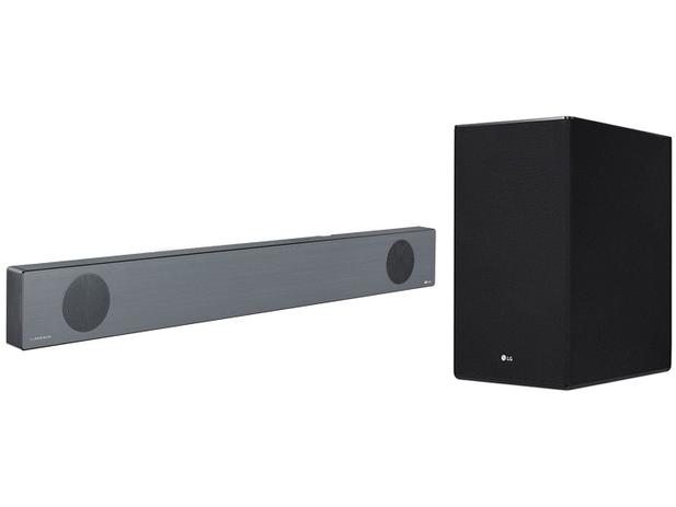 Home Theater Soundbar LG com Subwoofer - Wireless Bluetooth  500W 4.1.2 Canais SL9YG