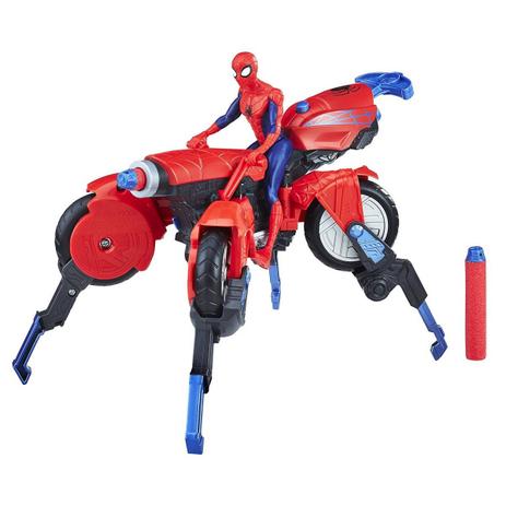 Homem Aranha Boneco com Veículo 3 em 1 Nerf - Hasbro E0593 Menor preço em Homem Aranha Boneco com Veículo 3 em 1 Nerf - Hasbro E0593