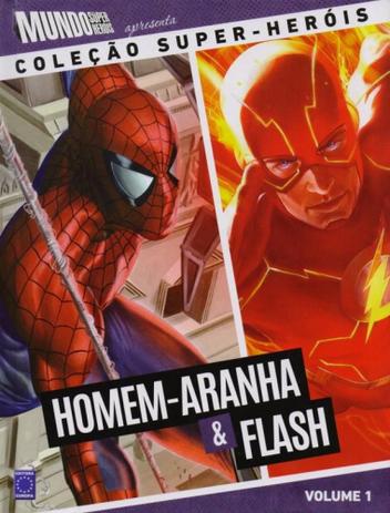 Homem-Aranha e Flash. Coleção Super. Heróis Vol.1 - Europa Menor preço em Homem-Aranha e Flash. Coleção Super. Heróis Vol.1 - Europa