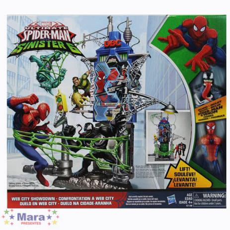 Homem Aranha Vs Sexteto Sinistro Duelo Na Cidade Hasbro Menor preço em Homem Aranha Vs Sexteto Sinistro Duelo Na Cidade Hasbro