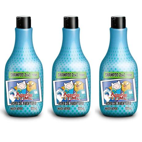 Hora Da Aventura Maçã Verde 2em1 Shampoo Infantil 500ml (Kit C/03) Menor preço em Hora Da Aventura Maçã Verde 2em1 Shampoo Infantil 500ml (Kit C/03)