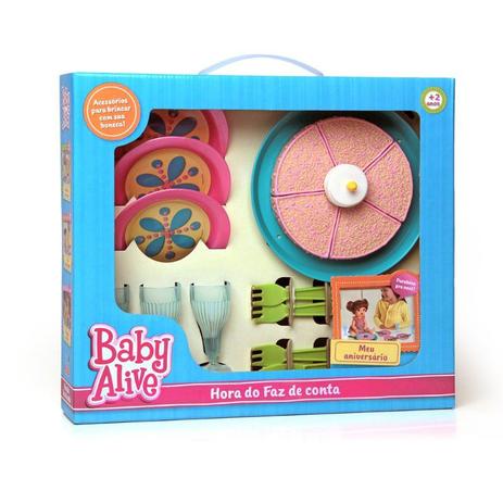 Hora Do Faz De Conta Baby Alive Meu Aniversario Elka 985 Menor preço em Hora Do Faz De Conta Baby Alive Meu Aniversario Elka 985
