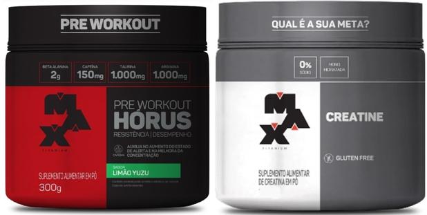 Hórus 300g Limão Yuzi + Creatina 100% Pura - Max Titanium é ruim? Hórus 300g Limão Yuzi + Creatina 100% Pura - Max Titanium é boa?