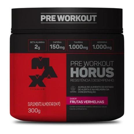 Horus pre workout max titanium é boa?
