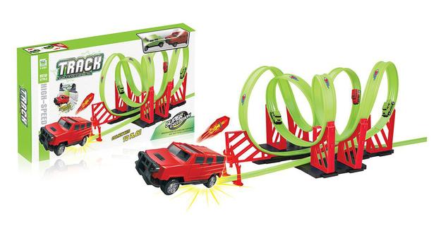 Hot pista 5 loopings 2 carrinhos - 18084 unica - Mega compras é boa?
