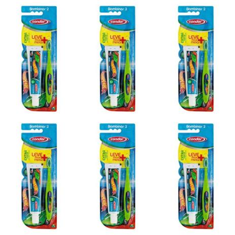 Hot Wheels Gel Dental 2 a 5 Anos + Escova Junior (Kit C/06) Menor preço em Hot Wheels Gel Dental 2 a 5 Anos + Escova Junior (Kit C/06)