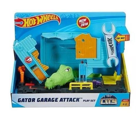 Hot Wheels Pista Ataque do Jacare NA Oficina Mattel FNB05 FNB06 é boa?