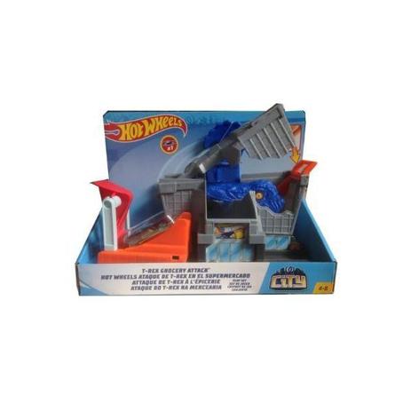 Hot Wheels Pista Ataque do T-REX NA Mercearia Mattel FNB05 GBF92 Menor preço em Hot Wheels Pista Ataque do T-REX NA Mercearia Mattel FNB05 GBF92