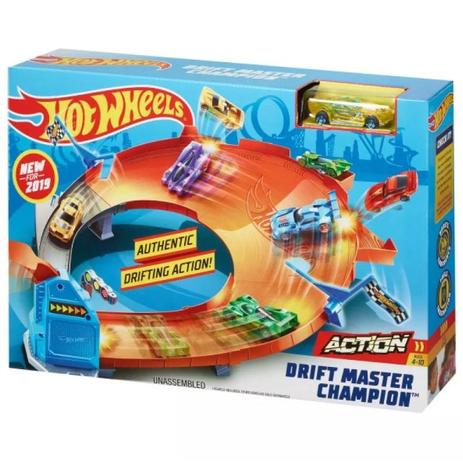 Hot Wheels Pista Campeonato de Drifting - GBF81 - Mattel Menor preço em Hot Wheels Pista Campeonato de Drifting - GBF81 - Mattel