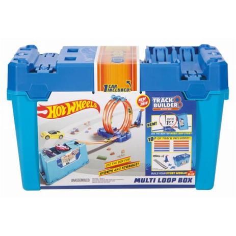 Hot Wheels Track Builder Kit Completo Azul FLK89B - Mattel Menor preço em Hot Wheels Track Builder Kit Completo Azul FLK89B - Mattel