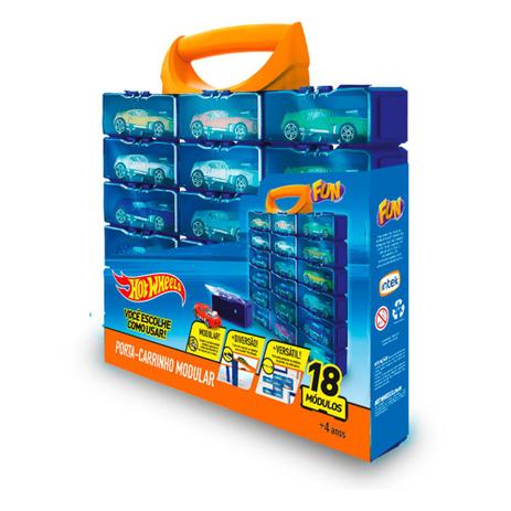 HotWheels Porta Carrinhos com 18 Divisões - Fun Divirta-se - Hot wheels Menor preço em HotWheels Porta Carrinhos com 18 Divisões - Fun Divirta-se - Hot wheels
