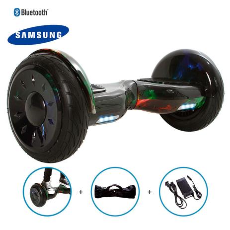 Hoverboard 10,5” Verde HoverboardX Bateria Samsung Bluetooth Smart Balance Com Bolsa Menor preço em Hoverboard 10,5” Verde HoverboardX Bateria Samsung Bluetooth Smart Balance Com Bolsa