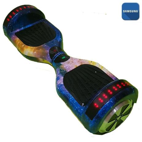 Hoverboard 6.5 Universo Bluetooth LED frontal - Bateria Samsung - Smart balance wheel Menor preço em Hoverboard 6.5 Universo Bluetooth LED frontal - Bateria Samsung - Smart balance wheel
