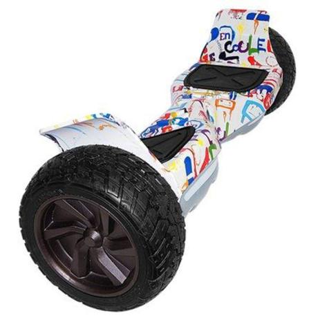 Hoverboard Off-Road Lançamento 8,5 Polegadas Graffit Branco - Promountain Menor preço em Hoverboard Off-Road Lançamento 8,5 Polegadas Graffit Branco - Promountain
