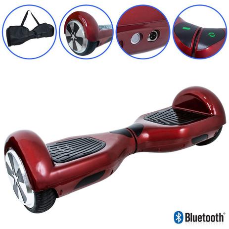 Hoverboard Skate Elétrico 6,5 Bluetooth Vermelho + Bolsa - LIBA é boa?