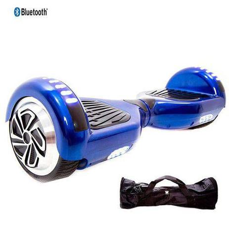 Hoverboard Skate Elétrico Leds Bluetooth  6,5 - Azul - Smart balance é boa?