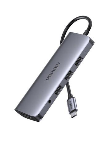 Hub Adaptador 10 em 1 HDMI VGA RJ45 USB-C TF SD Ugreen Menor preço em Hub Adaptador 10 em 1 HDMI VGA RJ45 USB-C TF SD Ugreen