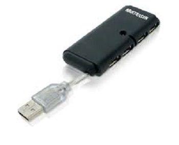 Hub Slim 4 Portas USB 2.0 - Multilaser Menor preço em Hub Slim 4 Portas USB 2.0 - Multilaser