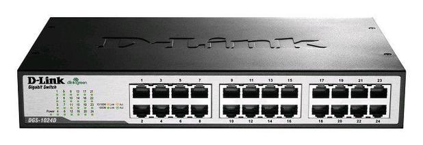 HUB Switch 24 Portas D-Link 10/100/1000 DGS-1024D - D-Link Menor preço em HUB Switch 24 Portas D-Link 10/100/1000 DGS-1024D - D-Link