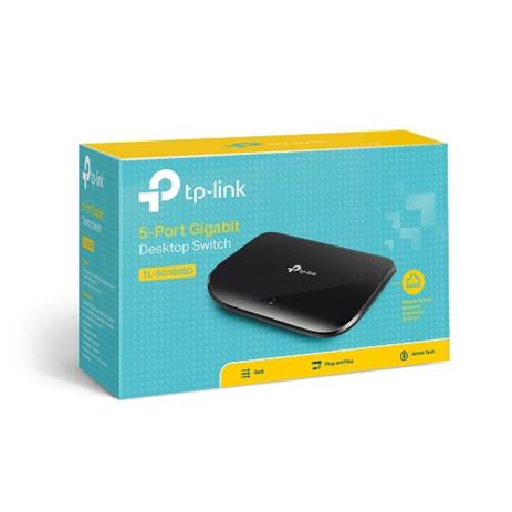 Hub switch 5p. tp-link tl-sg1005d 10/100/1000mbps gigabit Menor preço em Hub switch 5p. tp-link tl-sg1005d 10/100/1000mbps gigabit