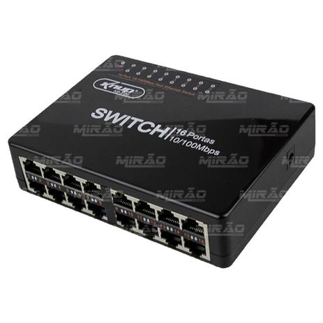 Hub Switch de Rede RJ45 16 Portas - KP-E06 - Knup Menor preço em Hub Switch de Rede RJ45 16 Portas - KP-E06 - Knup