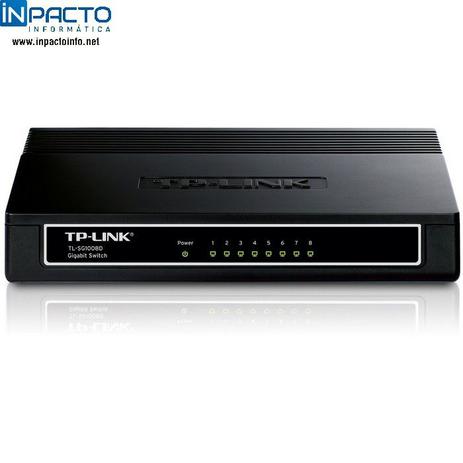 Hub switch tp-link gigabit 8p tl-sg1008d Menor preço em Hub switch tp-link gigabit 8p tl-sg1008d