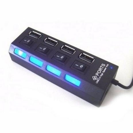 Hub Usb 2.0 4 Portas com Led Indicador e Botões Liga/Desliga - Fy é boa?