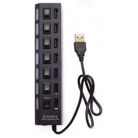 Hub Usb 2.0 7 Portas Hi-Speed C/ Chave Liga E Desliga - Preto - Xtrade é boa?