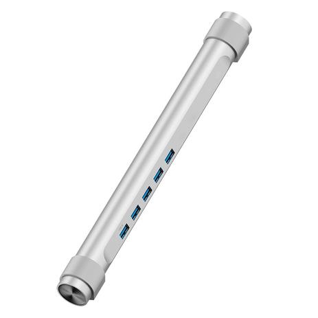 Hub USB 3.0 - 4 Portas com Suporte p/ Notebook - Orico Menor preço em Hub USB 3.0 - 4 Portas com Suporte p/ Notebook - Orico