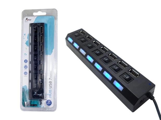Hub USB 7 Portas com Liga e Desliga Compativel com WIN XP WIN Vista WIN 7 WIN 8 MAC HB-T57 HB-T57 KNUP é boa?