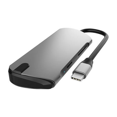 Hub USB-C 6 em 1 Adaptador Leitor USB 3.0 SD/Micro SD e HDMI DUST Menor preço em Hub USB-C 6 em 1 Adaptador Leitor USB 3.0 SD/Micro SD e HDMI DUST