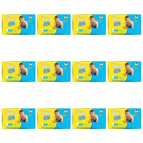 Huggies Baby Wipes Lenços Umedecidos C/48 (Kit C/12) Menor preço em Huggies Baby Wipes Lenços Umedecidos C/48 (Kit C/12)