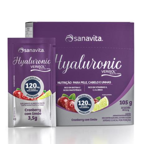 Hyaluronic Verisol + Àcido Hialurônico + 30 Sachês + Sabor Cranberry com Limão + Sanavita é boa?
