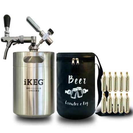 Ikeg Chopeira Portátil + 10 Cap + Bolsa Térmica Exclusiva Beer - Andersun Comércio Menor preço em Ikeg Chopeira Portátil + 10 Cap + Bolsa Térmica Exclusiva Beer - Andersun Comércio
