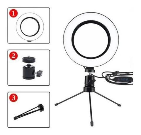Iluminador De Led Com Tripe Ring Light Usb 16cm 6 Polegadas - CDC Menor preço em Iluminador De Led Com Tripe Ring Light Usb 16cm 6 Polegadas - CDC