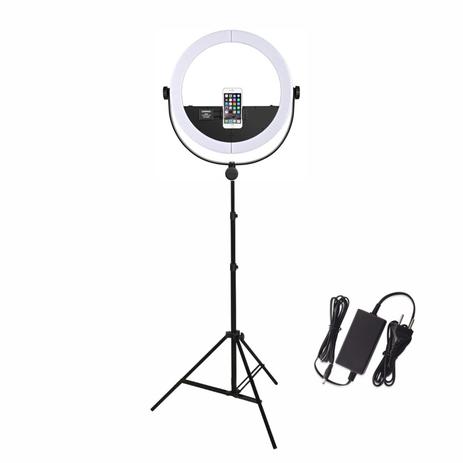 Iluminador Ring Light Yongnuo YN508 Bi-Color Bi-partido Completo Menor preço em Iluminador Ring Light Yongnuo YN508 Bi-Color Bi-partido Completo
