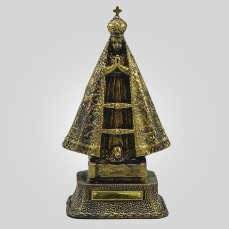Imagem De Nossa Senhora Aparecida Ouro Velho (23Cm) - Inquebrável - Procade Menor preço em Imagem De Nossa Senhora Aparecida Ouro Velho (23Cm) - Inquebrável - Procade
