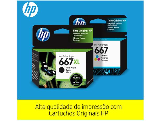 Impressora Multifuncional HP DeskJet Ink Advantage - 2376 Jato de Tinta Colorida