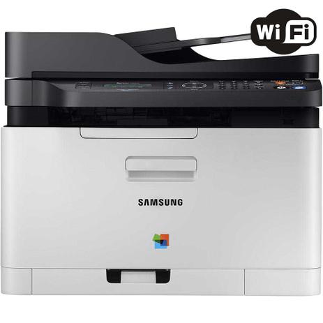Impressora Multifuncional Samsung Xpress SL-C480FW Laser Color Wireless 110V Menor preço em Impressora Multifuncional Samsung Xpress SL-C480FW Laser Color Wireless 110V
