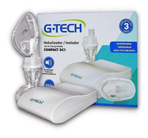 Inalador E Nebulizador G-tech Compact Dc1 Adulto E Infantil - Branco - 110V/220V - GTech Menor preço em Inalador E Nebulizador G-tech Compact Dc1 Adulto E Infantil - Branco - 110V/220V - GTech