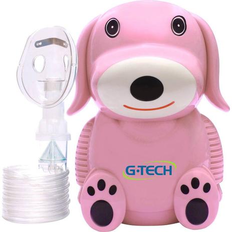 Inalador Nebulizador G-tech Nebdog Rosa Bivolt - G- tech Menor preço em Inalador Nebulizador G-tech Nebdog Rosa Bivolt - G- tech