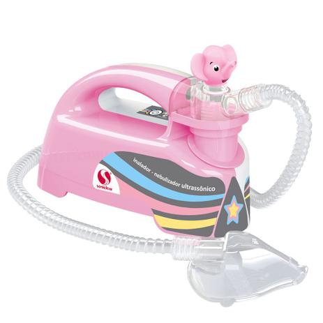 Menor preço em Inalador Nebulizador Ultrassônico Pulmosonic Star Premium - Rosa - Soniclear