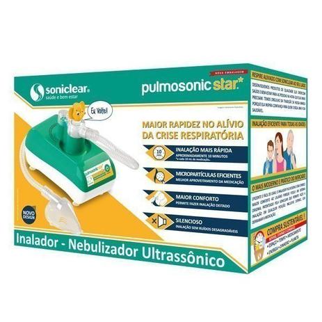 Inalador Ultrassônico Pulmosonic Star - SONICLEAR Menor preço em Inalador Ultrassônico Pulmosonic Star - SONICLEAR